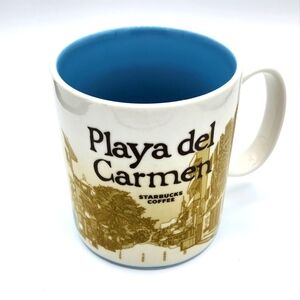 Starbucks Mug Playa Del Carmen Global Icon Collector Series Mug 16 OZ 2011